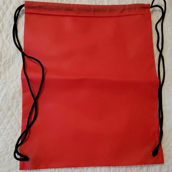 Red Drawstring Backpack - Picture 2 of 2